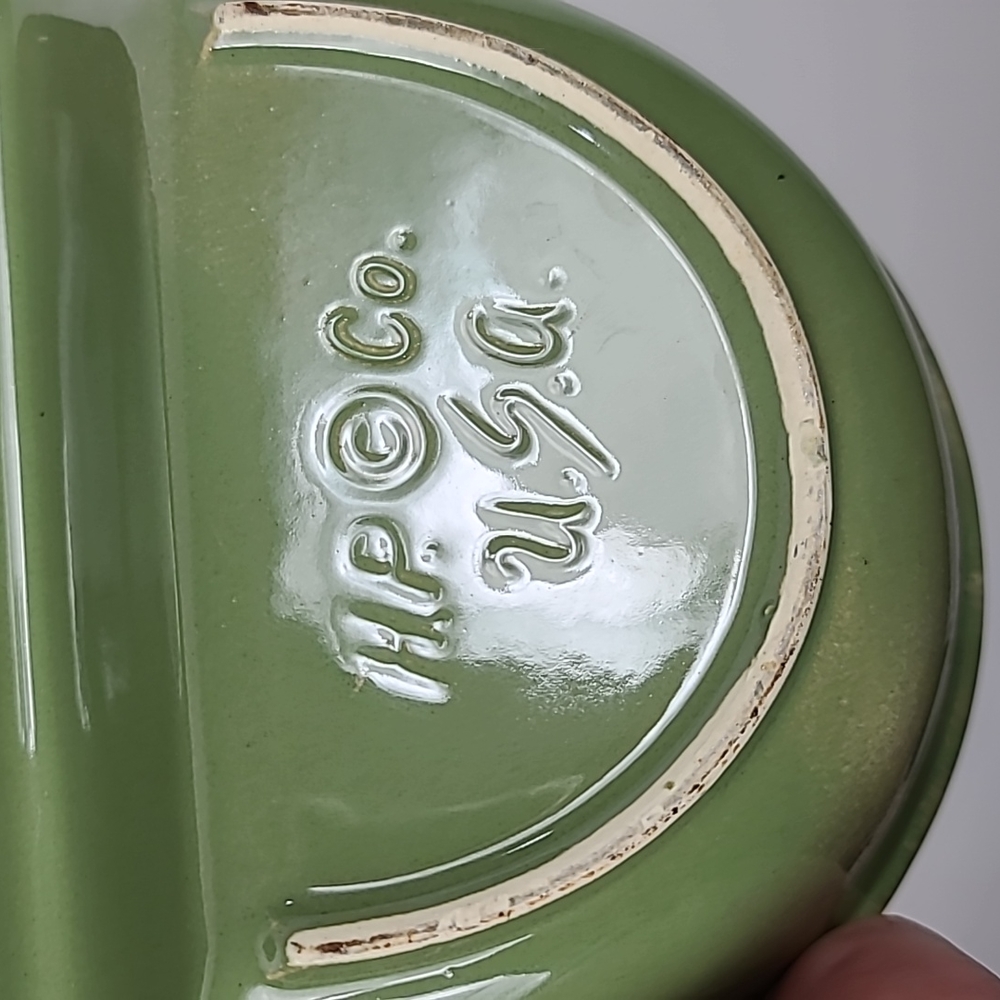 Vintage Green and Cream Divided Bakeware Dish - Picture 8 of 12